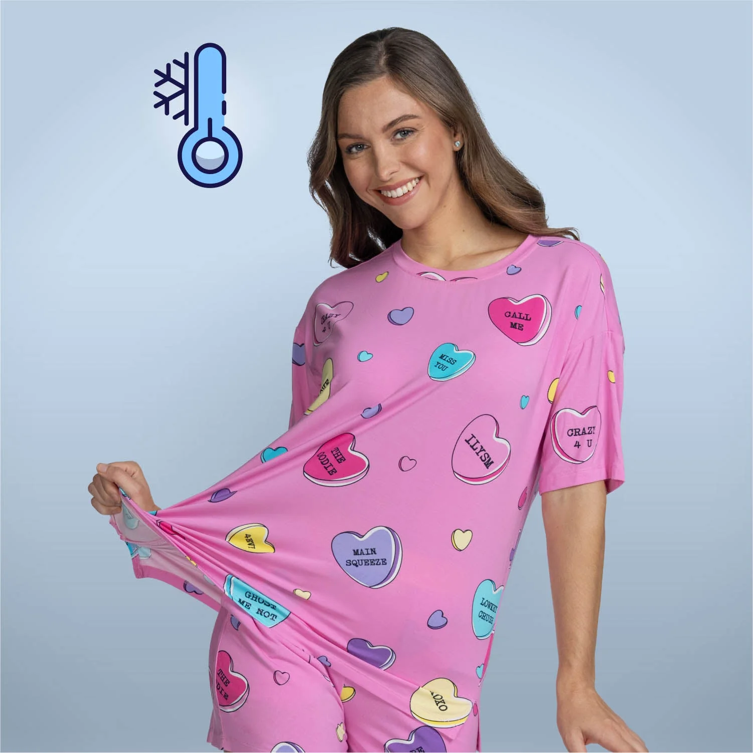 Swatches Cooling Short Sleeve PJ Top